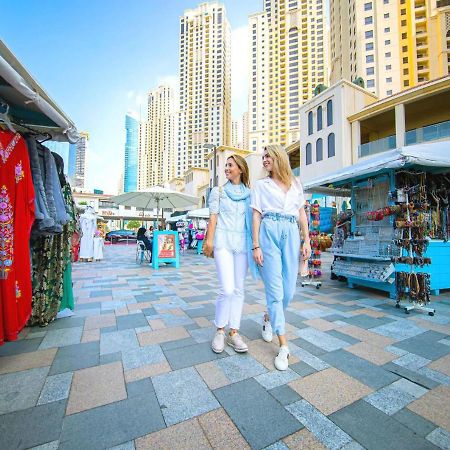 Luxury Jbr - Marina View - 5* Beach Resorts Access Dubai Dış mekan fotoğraf