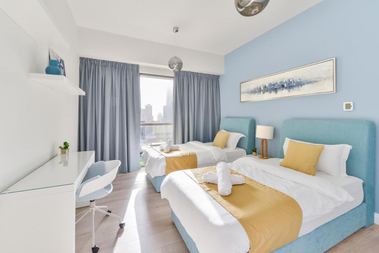 Luxury Jbr - Marina View - 5* Beach Resorts Access Dubai Dış mekan fotoğraf