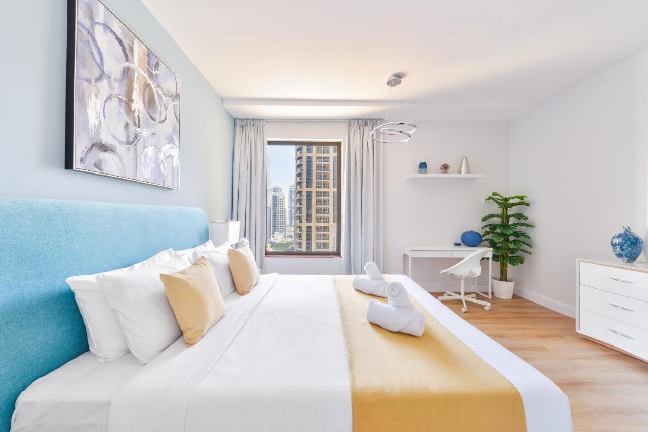Luxury Jbr - Marina View - 5* Beach Resorts Access Dubai Dış mekan fotoğraf