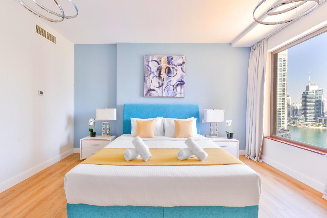 Luxury Jbr - Marina View - 5* Beach Resorts Access Dubai Dış mekan fotoğraf