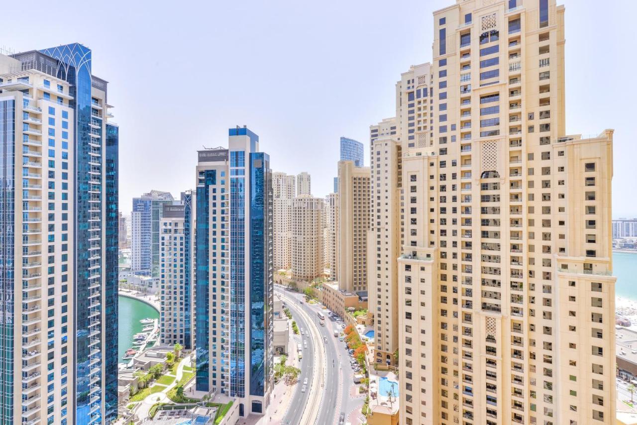 Luxury Jbr - Marina View - 5* Beach Resorts Access Dubai Dış mekan fotoğraf