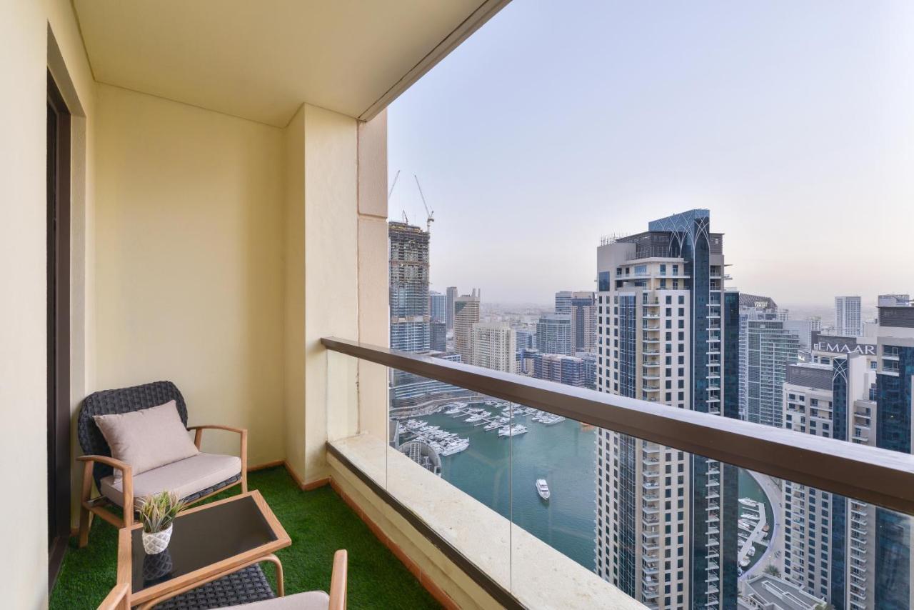 Luxury Jbr - Marina View - 5* Beach Resorts Access Dubai Dış mekan fotoğraf